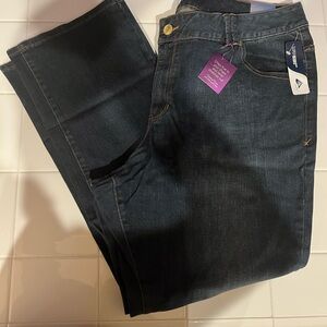 Lane Bryant Blue Straight Jeans Classic Style
